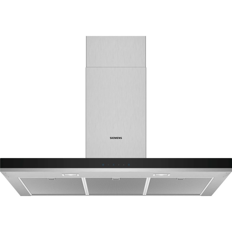 Siemens iQ300 LC96BHM50 campana De pared Acero inoxidable 604 m³ h
