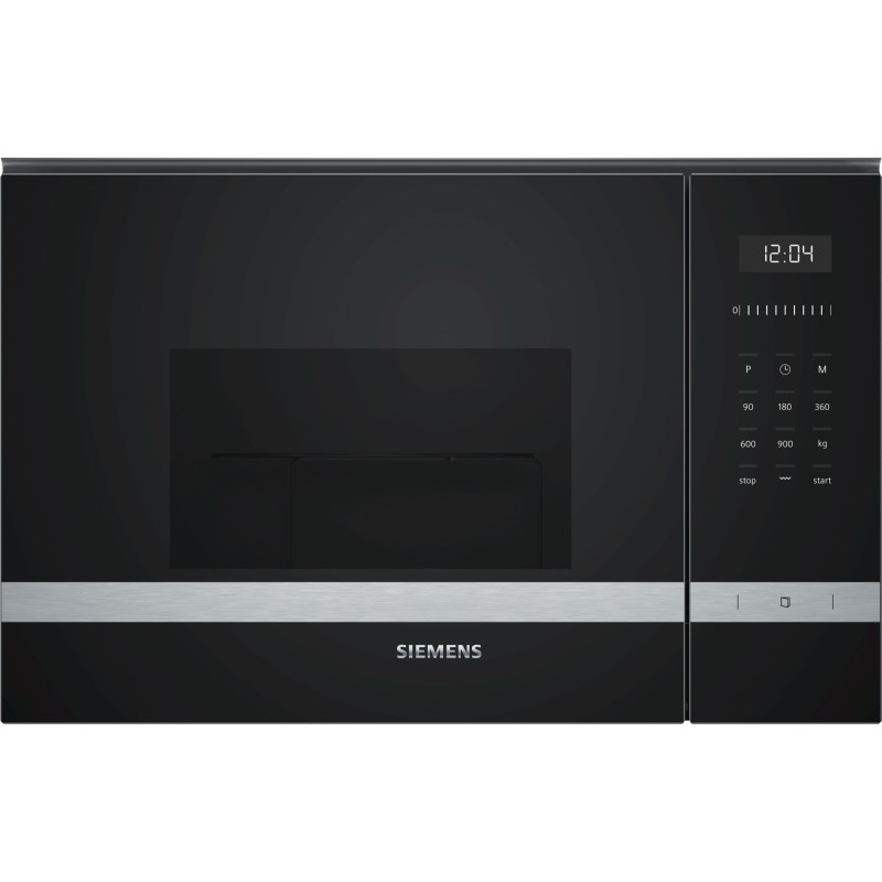 Siemens BE555LMS0 microondas Acero inoxidable Microondas con grill Integrado 25 L 900 W