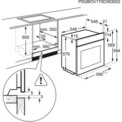 AEG BEK435120W 71 L Blanco