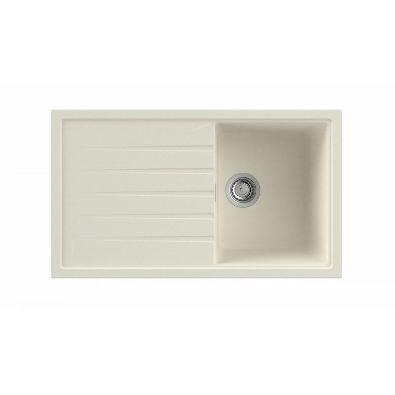 Nodor NorGranite 86.50 1B 1D BG Lavabo sobre-encimera Rectangular Granito