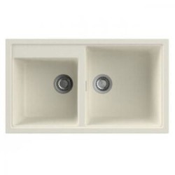Nodor NorGranite 86.50 2B BG Lavabo sobre-encimera Rectangular Granito