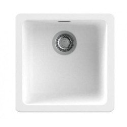 Nodor NorGranite 40.40 1B WH Fregadero encastrado bajo encimera Plaza Granito