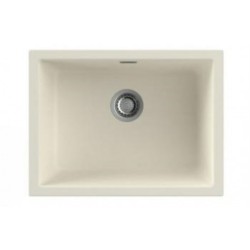 Nodor NorGranite 55.40 1B WH Fregadero encastrado bajo encimera Rectangular Granito