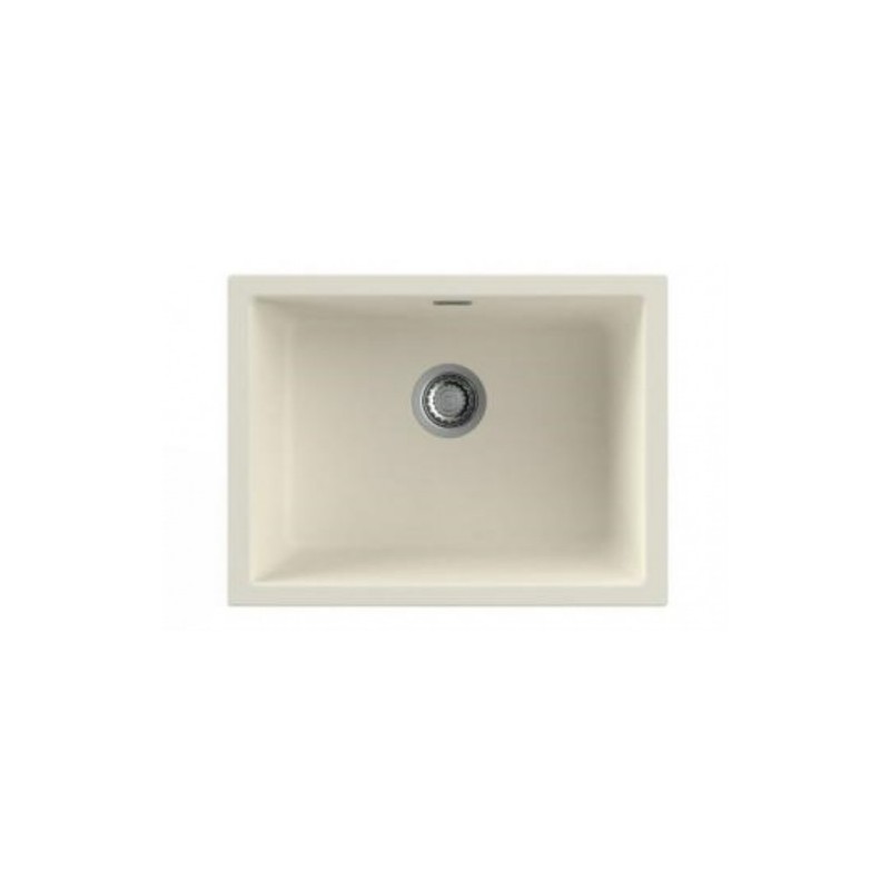 Nodor NorGranite 55.40 1B WH Fregadero encastrado bajo encimera Rectangular Granito