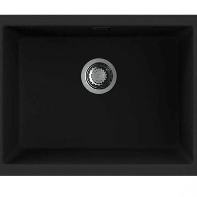 Nodor NorGranite 55.40 1B BK Fregadero encastrado bajo encimera Rectangular Granito