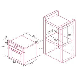 Nodor NorChef SO 4800 SW Pequeño Blanco Tocar
