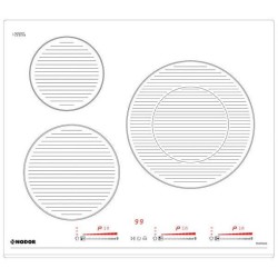 Nodor NorCook IH N6320 SW Blanco Integrado 59 cm Con placa de inducción 3 zona(s)