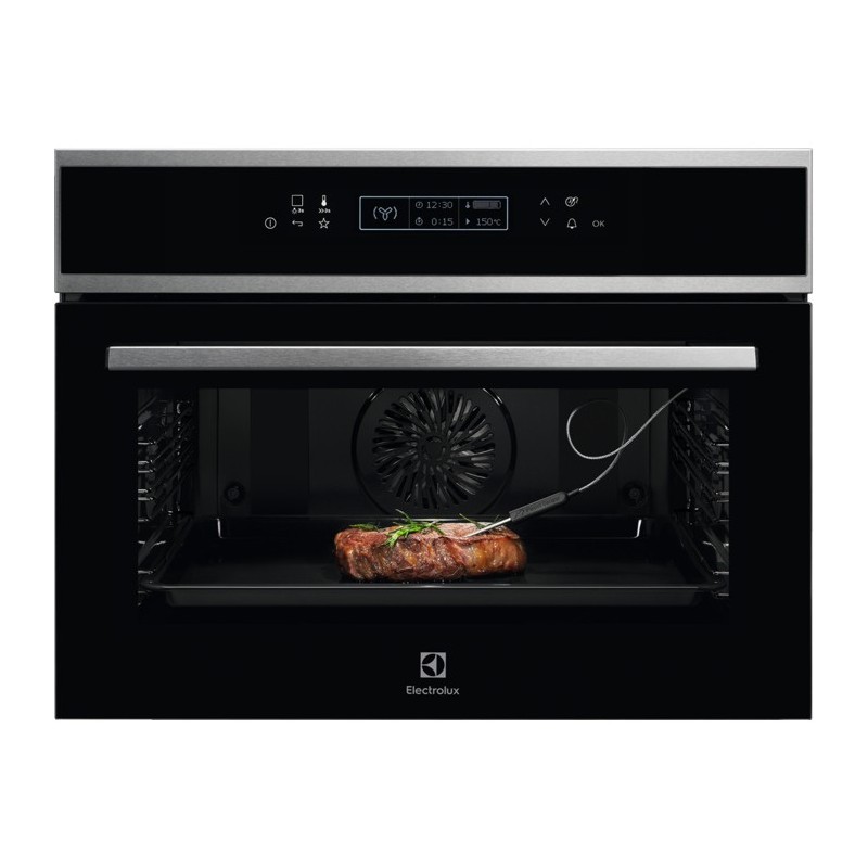 Electrolux EVE8P21X 43 L Negro, Acero inoxidable