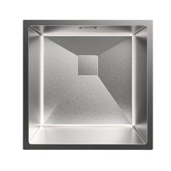 Nodor NorAce 40.40 1C R10 CP Fregadero encastrado bajo encimera Plaza Acero inoxidable