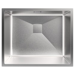 Nodor NorAce 50.40 1C R10 CP Fregadero encastrado bajo encimera Rectangular Acero inoxidable