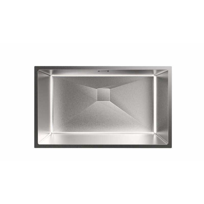 Nodor NorAce 70.40 1C R10 CP Fregadero encastrado bajo encimera Rectangular Acero inoxidable