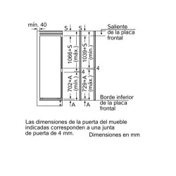 Siemens iQ500 KI86SAFE0 nevera y congelador Integrado 266 L Blanco