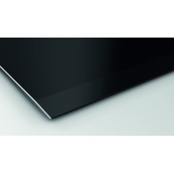 Siemens iQ700 EX875LX67E hobs Negro, Acero inoxidable Integrado 80 cm Con placa de inducción 4 zona(s) Campana integrada