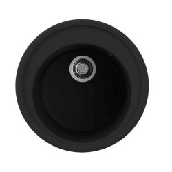 Nodor NorGranite Oval 51.20 1B BK Lavabo sobre-encimera Círculo Granito