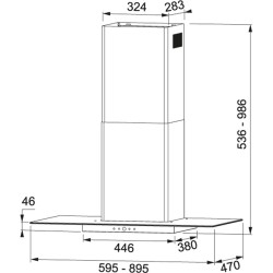 Mepamsa Cristalo 60 De pared Acero inoxidable 580 m³ h