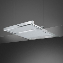 Smeg KSET61E2 campana Semintegrada (extraíble) Plata 310 m³ h