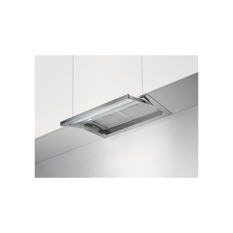 Electrolux LFP536X Semintegrada (extraíble) Gris, Acero inoxidable 600 m³ h