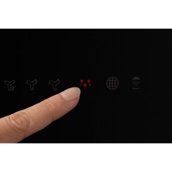 Electrolux LFV619K De pared Negro 700 m³ h