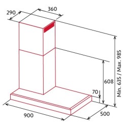 Nodor NorBreeze Gala L De pared Blanco 820 m³ h