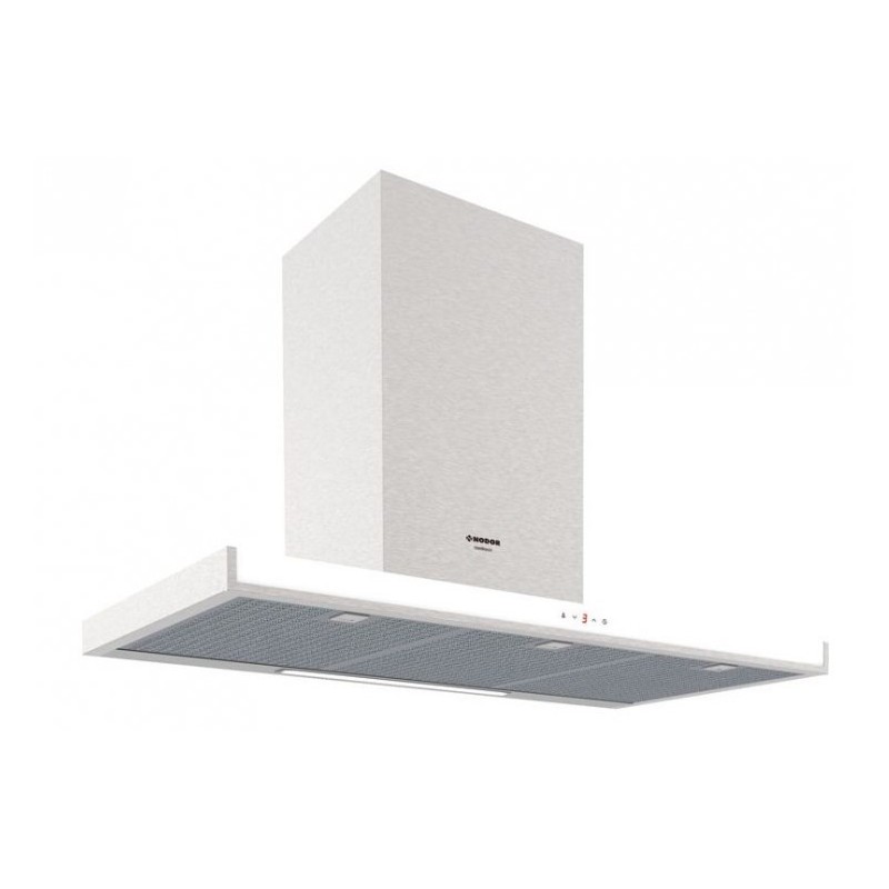 Nodor NorBreeze Slim 90 WH De pared Acero inoxidable, Blanco 852 m³ h