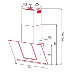 Nodor NorBreeze Unum 90 SW Nmotion De pared Blanco 843,6 m³ h