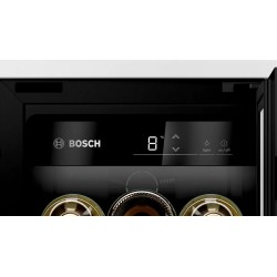Bosch KUW20VHF0 enfriador de vino Nevera de vino Integrado Negro 21 botella(s)
