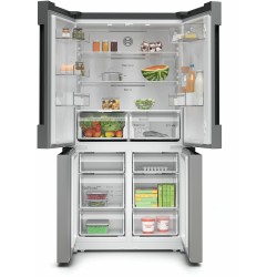 Bosch Serie 4 KFN96VPEA nevera puerta lado a lado Independiente 605 L Acero inoxidable