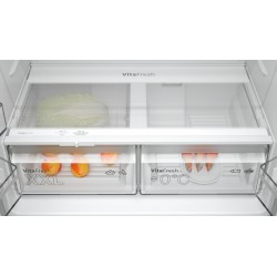 Bosch Serie 4 KFN96VPEA nevera puerta lado a lado Independiente 605 L Acero inoxidable