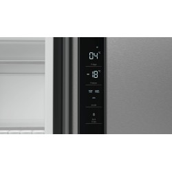 Bosch Serie 4 KFN96APEA nevera puerta lado a lado Independiente 605 L Acero inoxidable