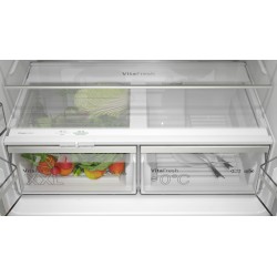 Bosch Serie 4 KFN96APEA nevera puerta lado a lado Independiente 605 L Acero inoxidable