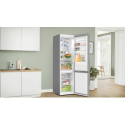 Bosch Serie 4 KGN397ICT nevera y congelador Independiente 363 L Acero inoxidable