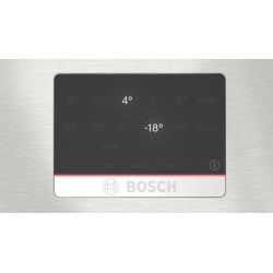 Bosch Serie 4 KGN397ICT nevera y congelador Independiente 363 L Acero inoxidable
