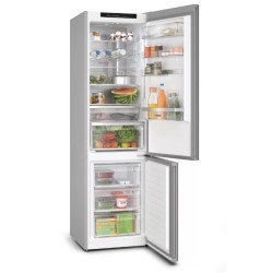 Bosch Serie 6 KGN39LBCF nevera y congelador Independiente 363 L Negro
