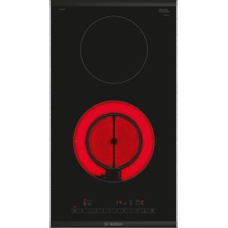 Bosch Serie 6 PKF375FP2E hobs Negro Integrado 30 cm Cerámico 2 zona(s)