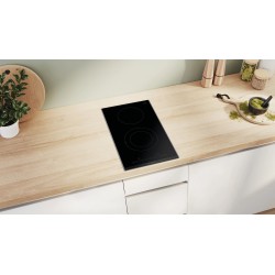 Bosch Serie 6 PKF375FP2E hobs Negro Integrado 30 cm Cerámico 2 zona(s)