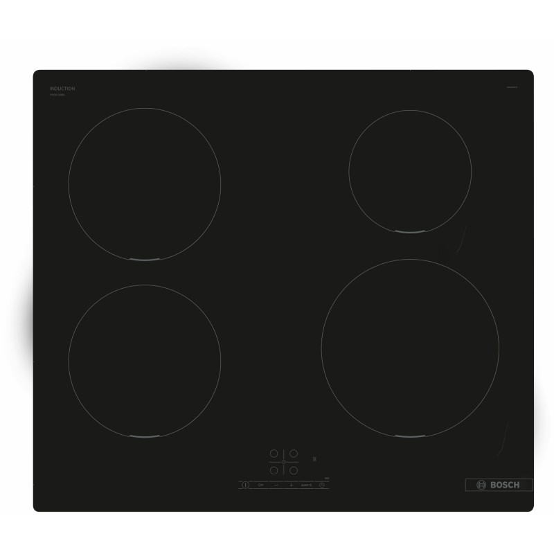 Bosch Serie 4 PUE611BB5E hobs Negro Integrado 60 cm Con placa de inducción 4 zona(s)