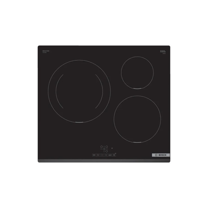 Bosch Serie 4 PUJ631BB5E hobs Negro Integrado 59.2 cm Con placa de inducción 3 zona(s)