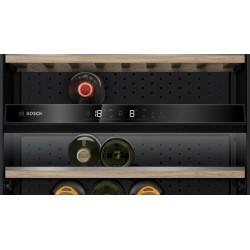 Bosch Serie 6 KWK36ABGA enfriador de vino Nevera de vino Independiente Negro 199 botella(s)