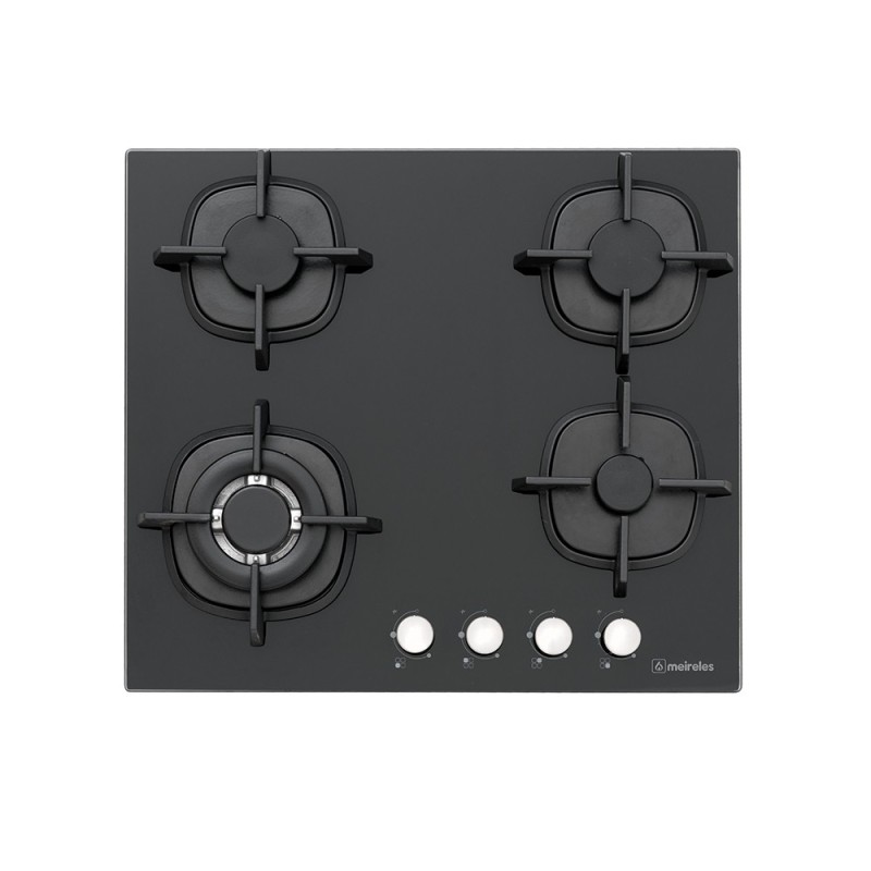 Meireles MVG 4651 N hobs Negro Integrado 60 cm Encimera de gas 4 zona(s)