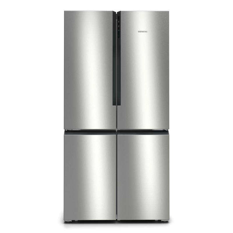 Siemens iQ300 KF96NVPEA nevera puerta lado a lado Independiente 605 L Plata