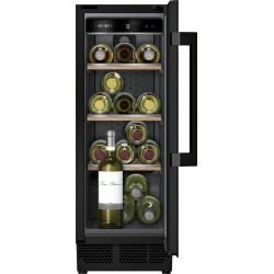 Siemens iQ500 KU20WVHF0 enfriador de vino Nevera de vino Integrado Negro 21 botella(s)