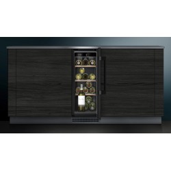 Siemens iQ500 KU20WVHF0 enfriador de vino Nevera de vino Integrado Negro 21 botella(s)