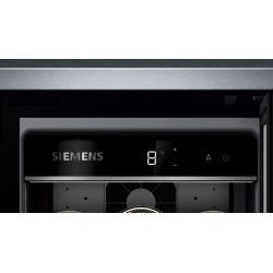 Siemens iQ500 KU20WVHF0 enfriador de vino Nevera de vino Integrado Negro 21 botella(s)