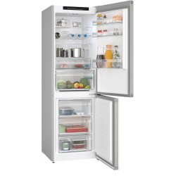 Siemens iQ300 KG36N2ICF nevera y congelador Independiente 321 L Acero inoxidable