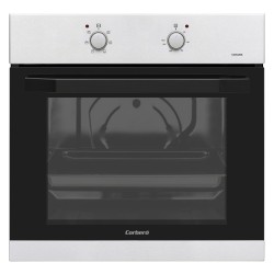 Corbero CCHEV602X cocina Cocina familiar tipo industrial Eléctrico Quemador en espiral Negro, Acero inoxidable