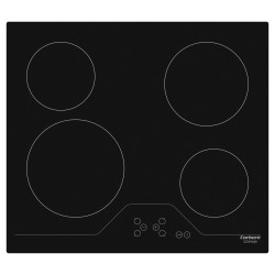 Corbero CCHEV602X cocina Cocina familiar tipo industrial Eléctrico Quemador en espiral Negro, Acero inoxidable