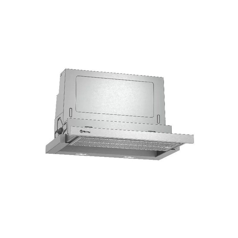 Balay 3BT267MX campana Semintegrada (extraíble) Metálico 728 m³ h