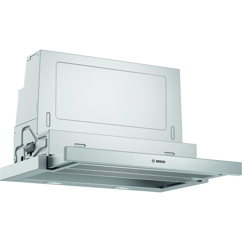 Bosch Serie 4 DFS067A51 campana Semintegrada (extraíble) Metálico, Plata 727,7 m³ h