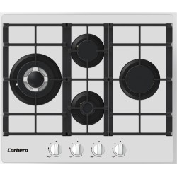 Corbero CPCGM4F4122W hobs Blanco Integrado 60 cm Encimera de gas 4 zona(s)
