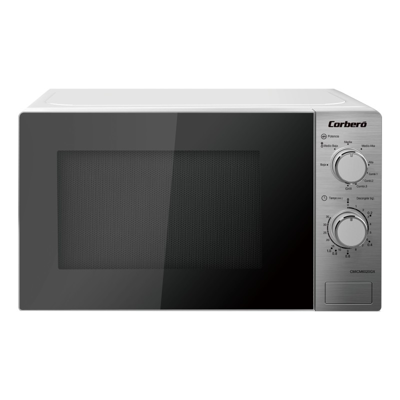 Corbero CMICM6020GX microondas Acero inoxidable Microondas combinado Encimera 20 L 700 W